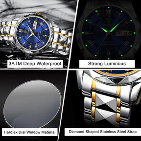 Montre de Luxe Étanche pour Homme - Élégance et Précision au Quotidien