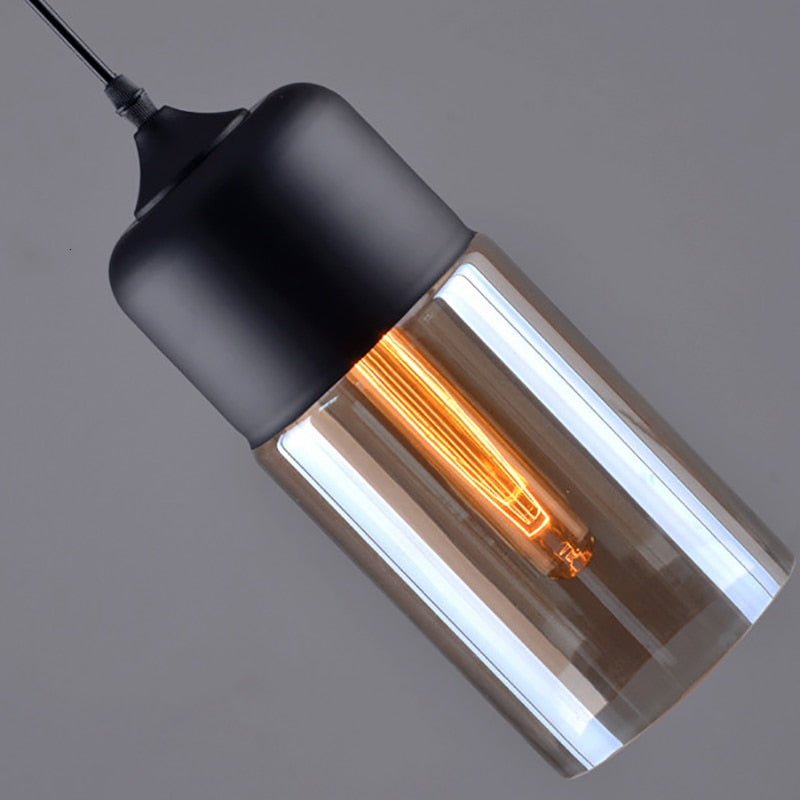 Éclairage Loft Chic Moderne - Lampe en Fer et Verre de Qualité
