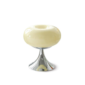 Lampe Contemporaine en Verre et Métal - Design Unique et Éclairage LED Économe