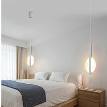 Lampe Suspendue LED Élégante - Couleurs de Lumière Changeables et Design Sophistiqué
