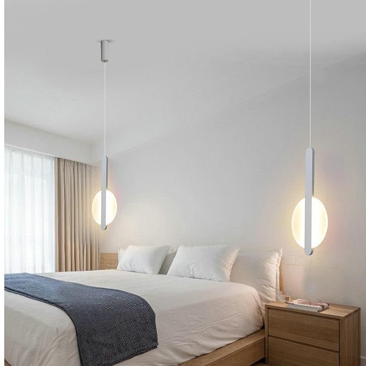 Lampe Suspendue LED Élégante - Couleurs de Lumière Changeables et Design Sophistiqué