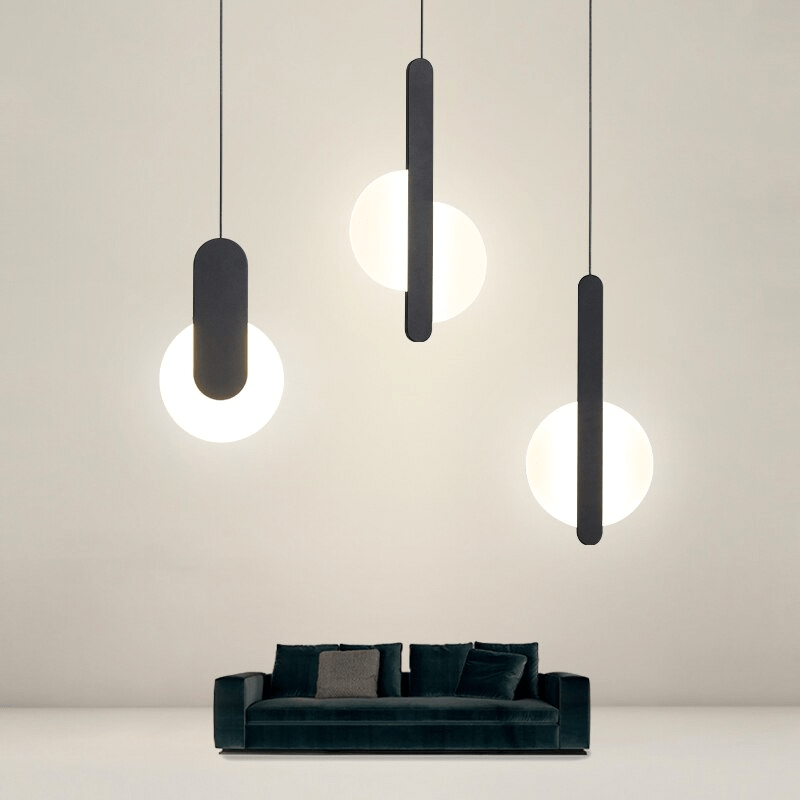 Lampe Suspendue LED Élégante - Couleurs de Lumière Changeables et Design Sophistiqué