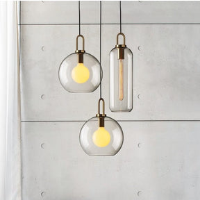 Lampe Suspendue en Verre - Élégante et Ajustable pour Intérieurs Modernes
