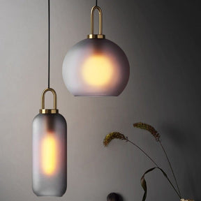 Lampe Suspendue en Verre - Élégante et Ajustable pour Intérieurs Modernes