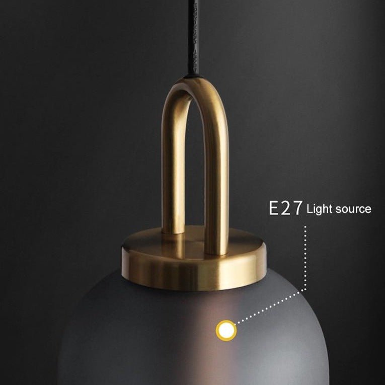 Lampe Suspendue en Verre - Élégante et Ajustable pour Intérieurs Modernes
