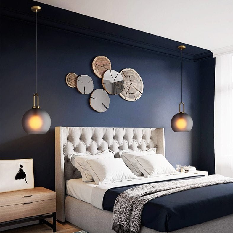 Lampe Suspendue en Verre - Élégante et Ajustable pour Intérieurs Modernes