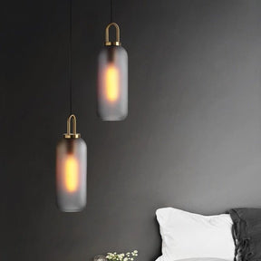 Lampe Suspendue en Verre - Élégante et Ajustable pour Intérieurs Modernes