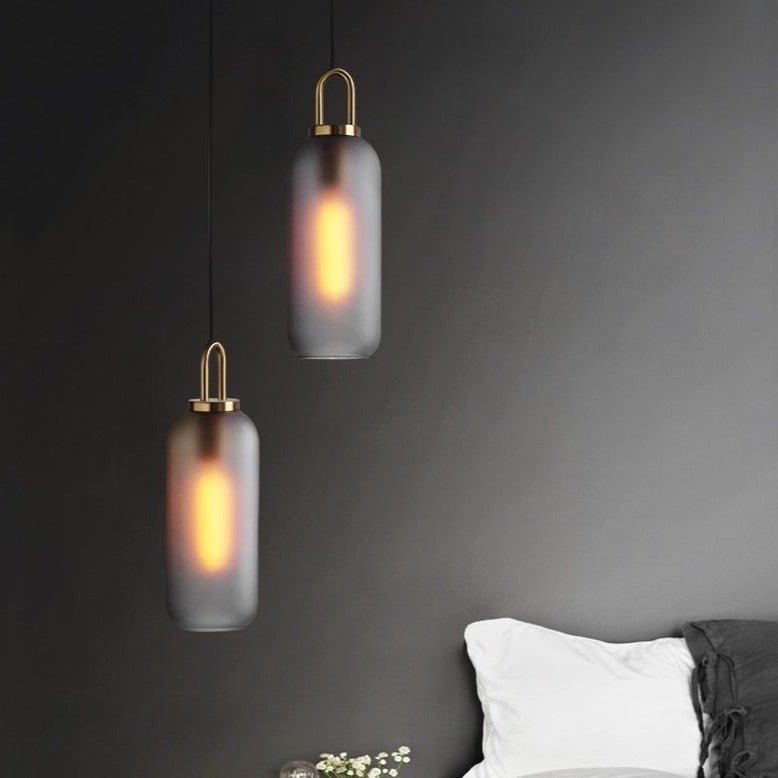 Lampe Suspendue en Verre - Élégante et Ajustable pour Intérieurs Modernes