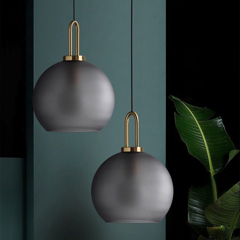 Lampe Suspendue en Verre - Élégante et Ajustable pour Intérieurs Modernes