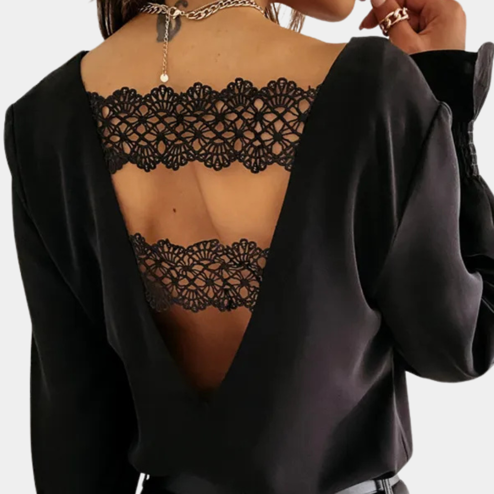 Chemise d'Été pour Femmes - Décolleté en V Élégant et Confortable
