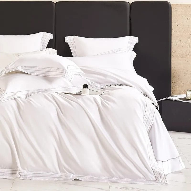Housse de Couette en Coton Égyptien - Luxe et Confort Inégalés pour Votre Chambre