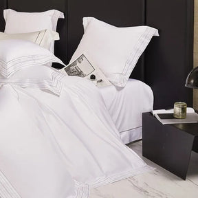 Housse de Couette en Coton Égyptien - Luxe et Confort Inégalés pour Votre Chambre