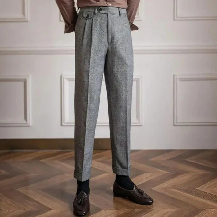 Pantalon de Costume en Laine - Élégance Intemporelle et Confort Luxueux