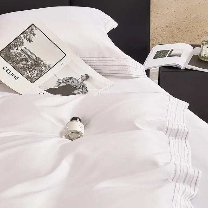 Housse de Couette en Coton Égyptien - Luxe et Confort Inégalés pour Votre Chambre