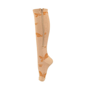 Bas de Compression à Fermeture Éclair - Améliore Circulation et Confort Optimal