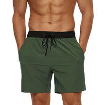 Shorts de Gym et de Plage - Séchage Rapide avec Poches Zippées