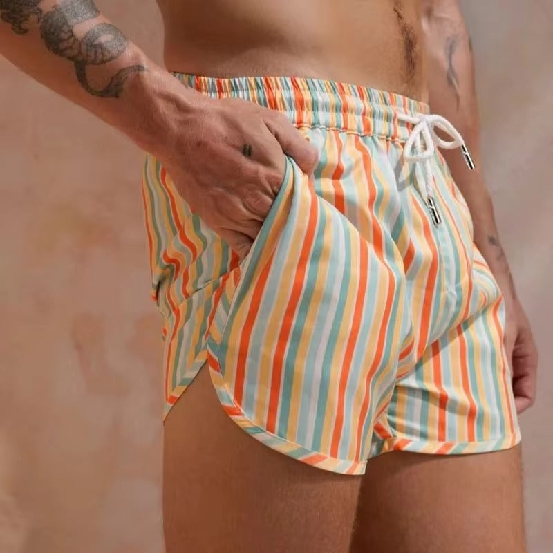 Short de Bain Léger avec Imprimés d'Été - Confort et Style pour Activités Estivales