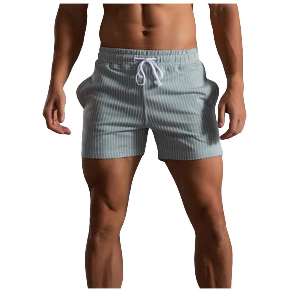 Shorts de Plage Rayés pour Hommes - Style Audacieux et Pratique