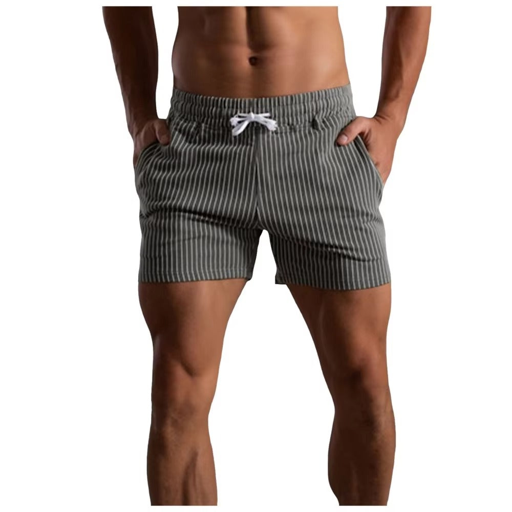 Shorts de Plage Rayés pour Hommes - Style Audacieux et Pratique