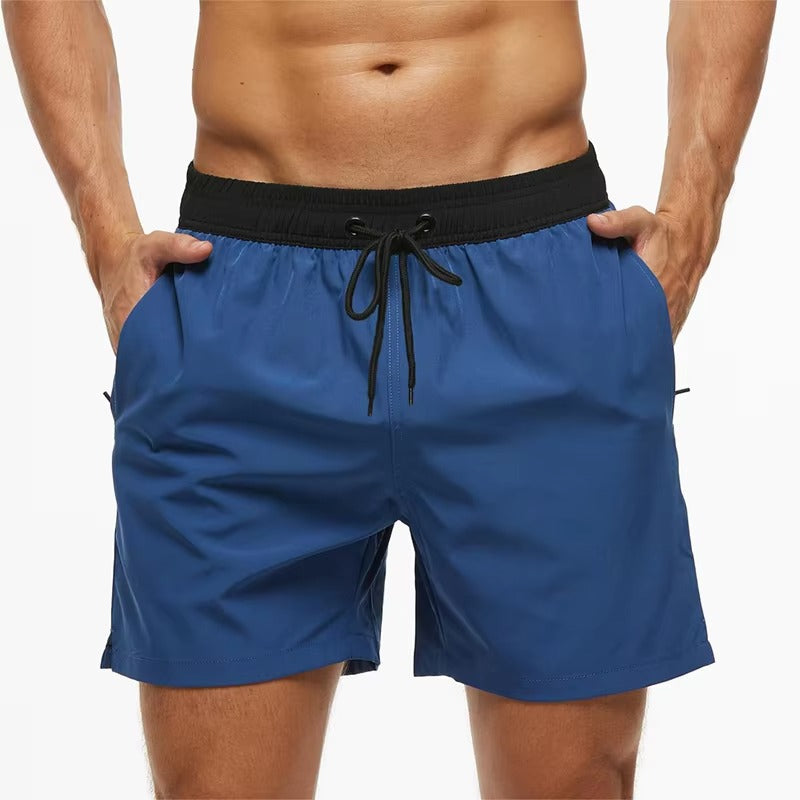 Shorts de Gym et de Plage - Séchage Rapide avec Poches Zippées