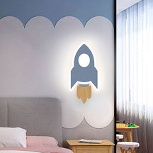 Applique Murale LED Mini Fusée - Atmosphère Cosmique et Éclairante