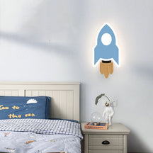 Applique Murale LED Mini Fusée - Atmosphère Cosmique et Éclairante