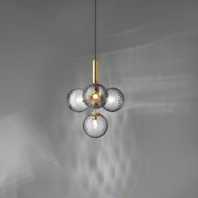 Suspension en Verre et Aluminium - Élégance Contemporaine pour Votre Espace