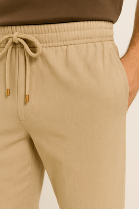 Pantalon en Lin Blanc Léger - Confort Suprême et Élégance Minimaliste
