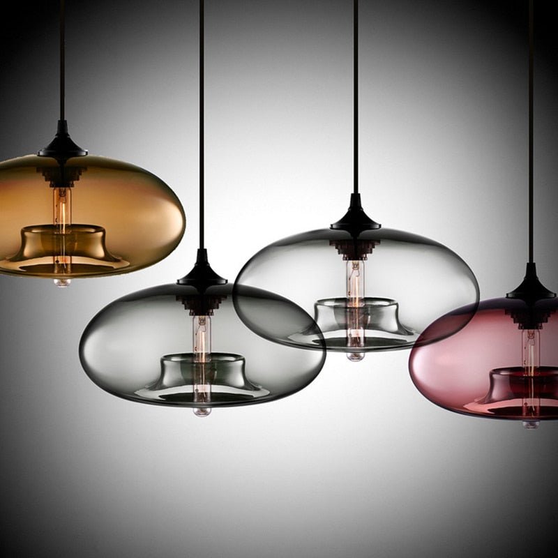 Suspension en Verre Élégante - Design Raffiné et Polyvalent