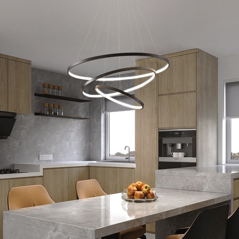 Applique de Plafond LED Dimmable - Design Circulaire Élégant et Économe en Énergie