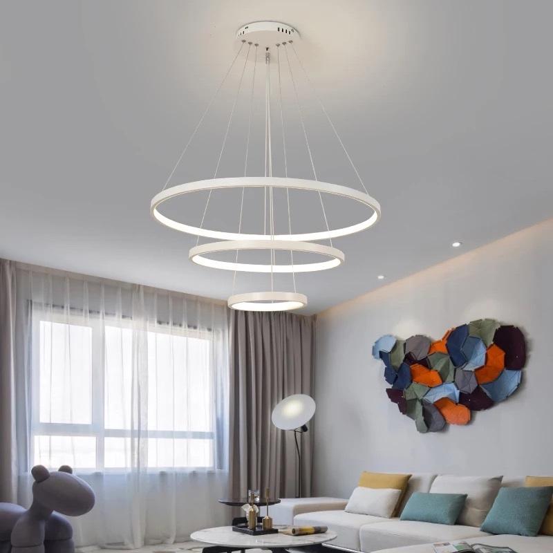 Applique de Plafond LED Dimmable - Design Circulaire Élégant et Économe en Énergie