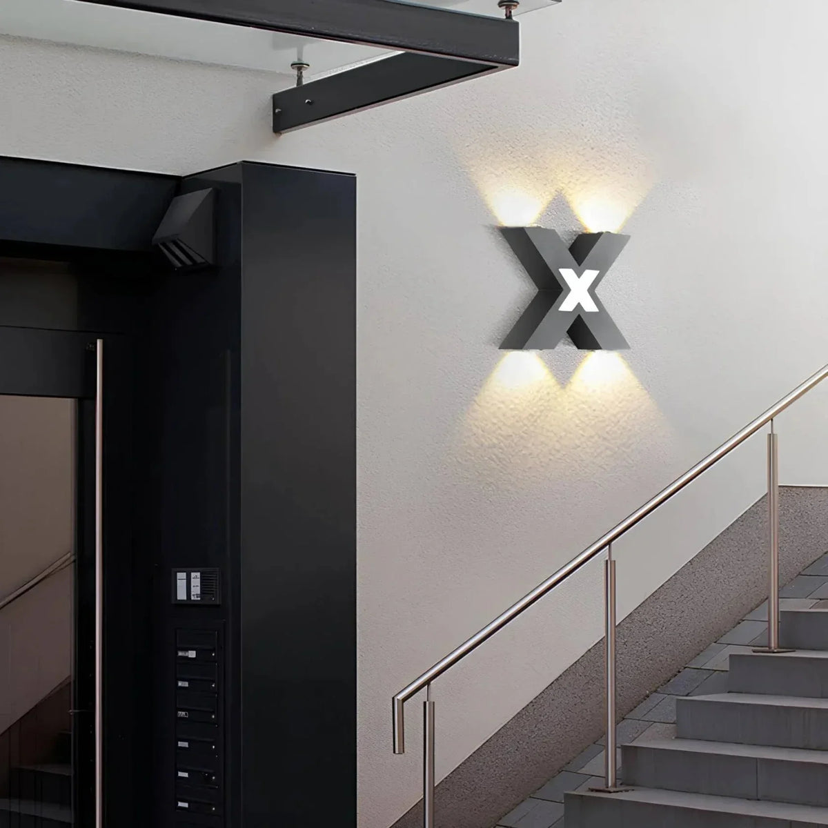 Applique Murale Extérieure LED - Design Élégant et Résistant aux Intempéries