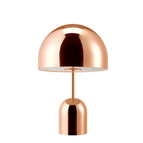 Lampe de Table en Cuivre - Éclairage LED Chaleureux et Élégant