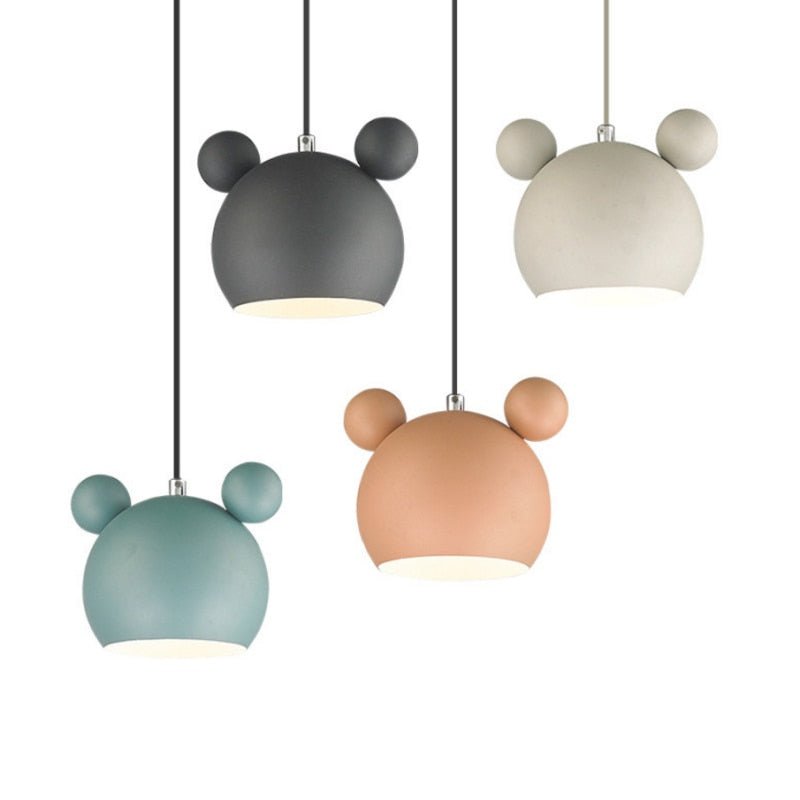 Lumière Suspendue en Forme de Souris - Ajoutez une Touche de Couleur Amusante