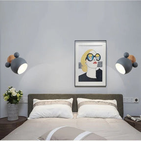 Lampe Murale Souris LED - Décoration Colorée pour Chambre d'Enfant