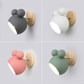 Lampe Murale Souris LED - Décoration Colorée pour Chambre d'Enfant