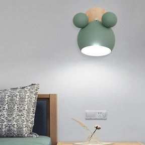 Lampe Murale Souris LED - Décoration Colorée pour Chambre d'Enfant