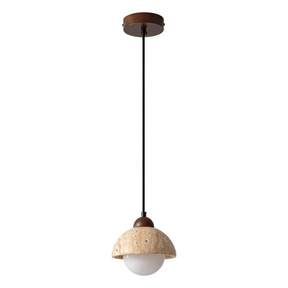 Suspension en Marbre Naturel - Éclairage Élégant et Durable