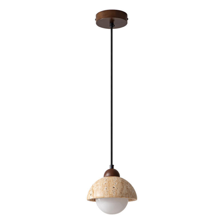 Suspension en Marbre Naturel - Éclairage Élégant et Durable
