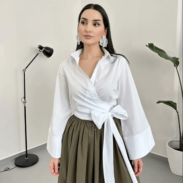 Blouse Kimono Élégante pour Femme - Tissu Doux et Confortable