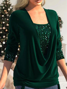 Blouse Éblouissante pour Femmes - Élégante et Polyvalente pour Soirées