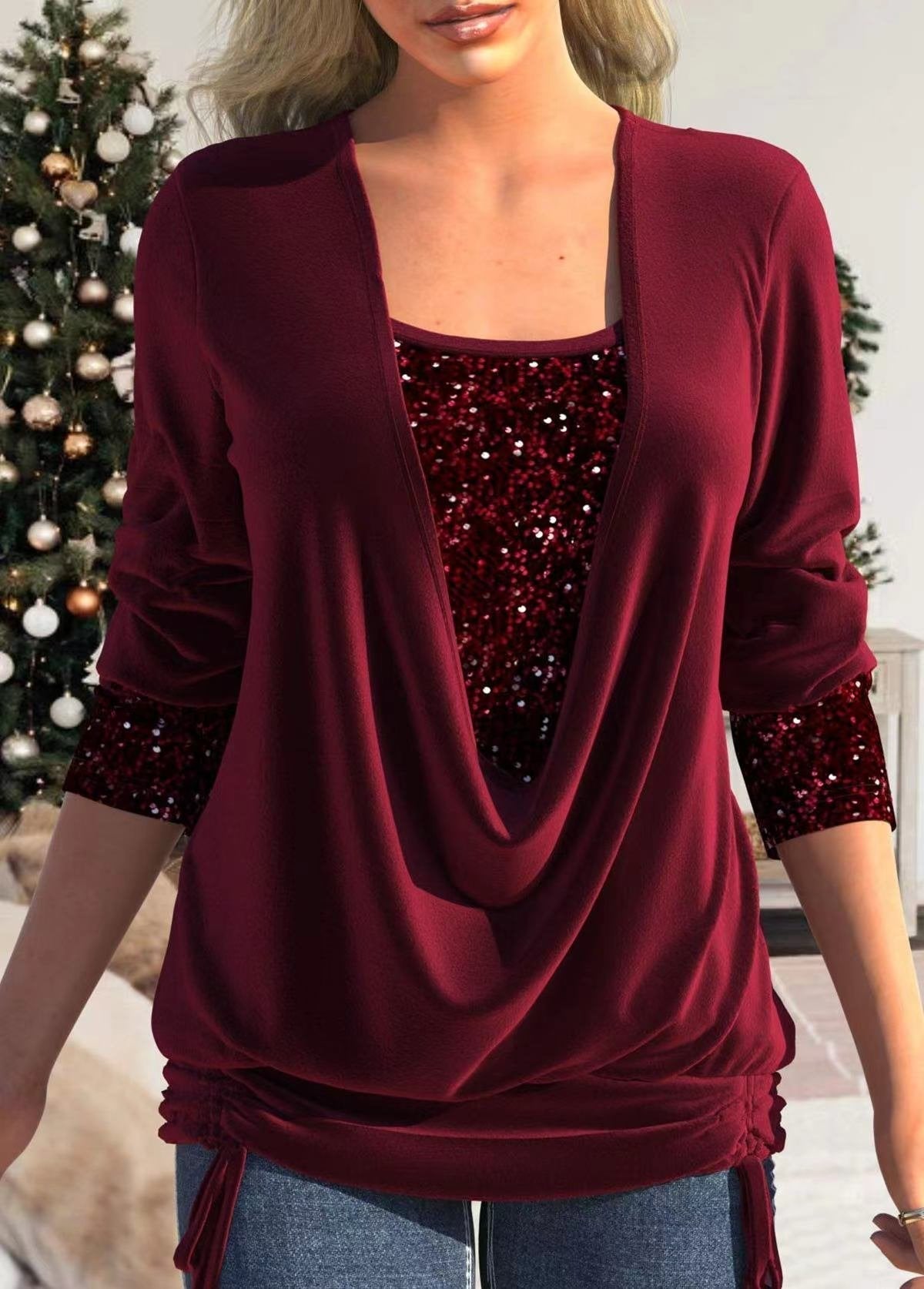 Blouse Éblouissante pour Femmes - Élégante et Polyvalente pour Soirées