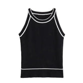 Débardeur Slim Fit Noir - Style Élégant et Polyvalent