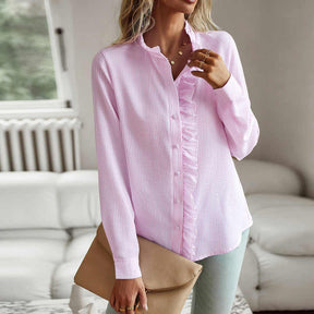 Blouse à Volants pour Femmes - Élégante et Légère pour Toutes Occasions
