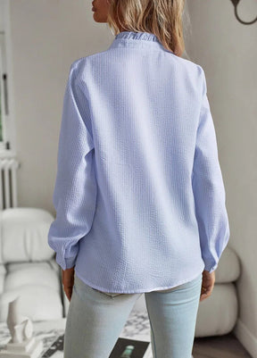 Blouse à Volants pour Femmes - Élégante et Légère pour Toutes Occasions