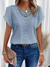 Blouse Femme en Tricot Doux - Confort Élégant pour Toutes Occasions