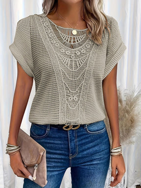Blouse Femme en Tricot Doux - Confort Élégant pour Toutes Occasions
