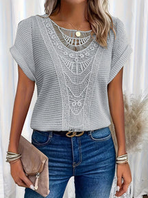 Blouse Femme en Tricot Doux - Confort Élégant pour Toutes Occasions