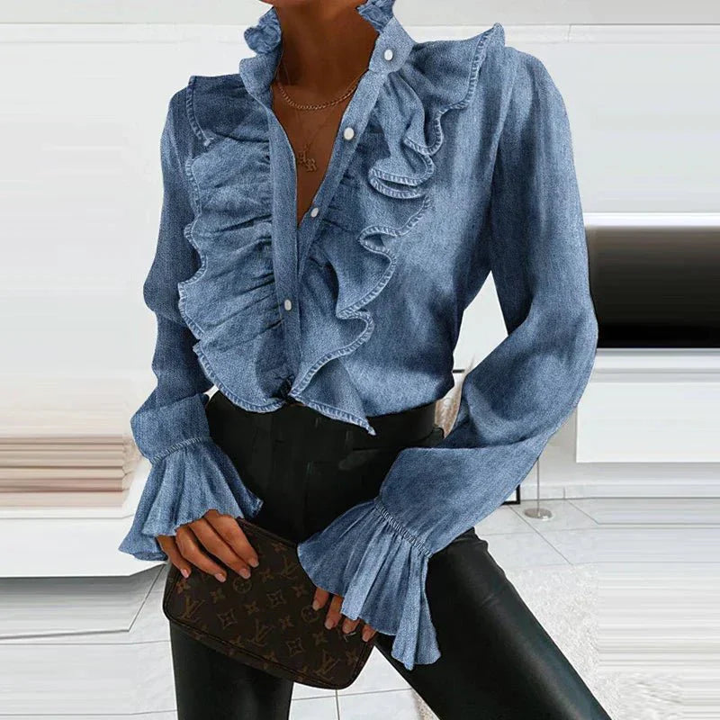 Blouse en Chiffon Léger pour Femmes - Élégance et Confort pour Toutes Occasions
