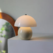 Lampe de Table Champignon en Céramique - Ambiance Ludique et Éclairage Frais